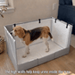 3-Wall Anti-Splash Dog Toilet – Protects Floors & Walls, Foldable, Space-Saving ✨