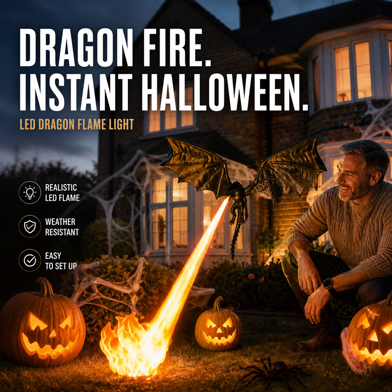 🥳HOT SALE🥳💞10K+ SOLD! Dragon Bookend – From £22.99! PLA silk flame, wedge design & unique decor. Fantasy gift – grab yours! ✅