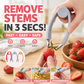 🥳HOT SALE🥳💞50K+ SOLD! Fruit Stem Remover – BUY 2 GET 1 FREE! 3-second hulling, food-grade & safe. Prep fast – grab yours! ✅
