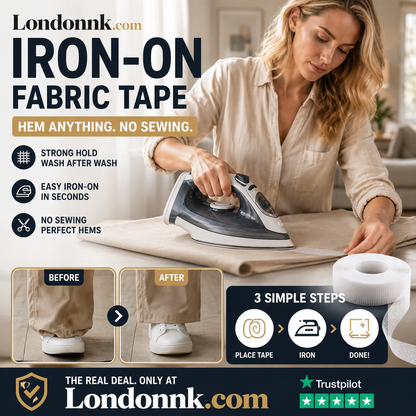 ✨️New Arrival 2026！🔥Limited Time Buy 2 Get 3 Free！🥼Special adhesive designed for textiles! 👵❤️Iron-On Hemming Tape for Fabric
