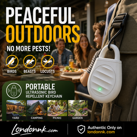 🔥Limited time offer Buy 3 get 2 free！🐦No more trouble from birds, beasts and locusts！Portable Ultrasonic Bird Repellent Keychain