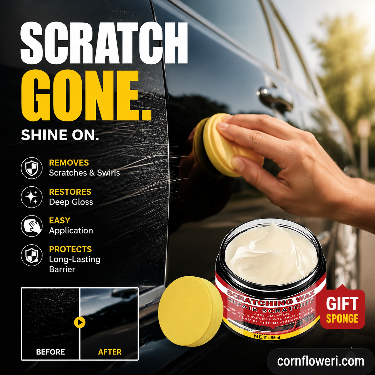 🔥Limited Time Promotion 50% OFF🔥Ultimate Car Scratch Remover Wax