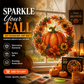 🥳HOT SALE🥳💞50K+ SOLD! Pumpkin Wreath Kit – From £10.99! Complete DIY, acrylic base & sparkling resin beads. Festive fall decor – grab yours! ✅