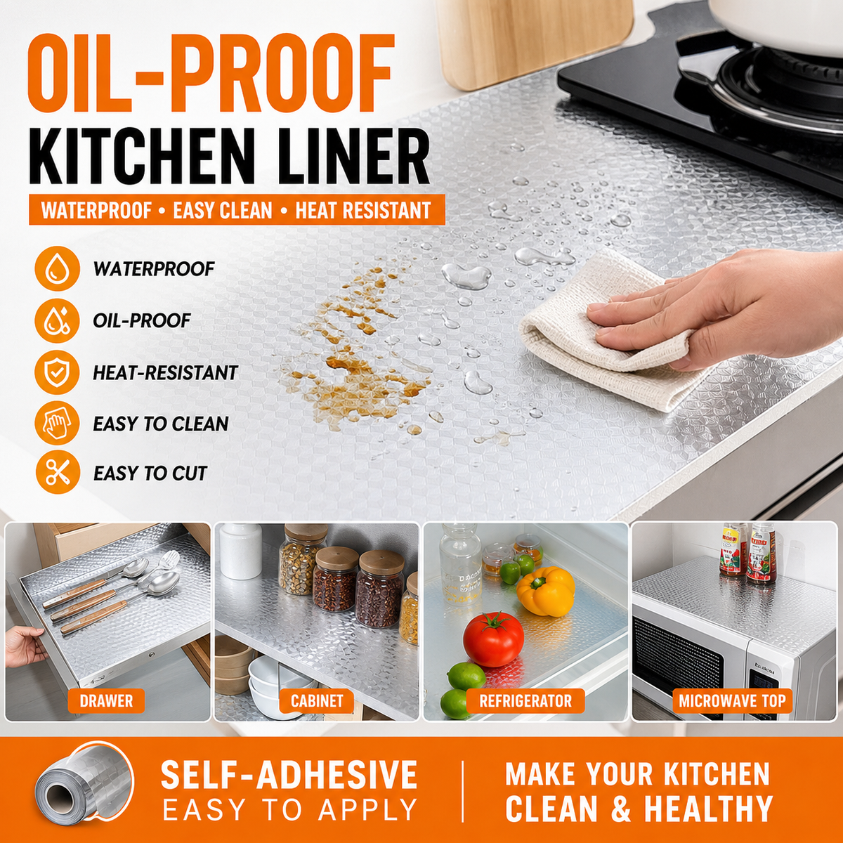 🥳HOT SALE🥳💞49K+ SOLD! Kitchen Sticker – From £5.99! Waterproof, oil-resistant & easy cut. Protect & style – grab yours! ✅