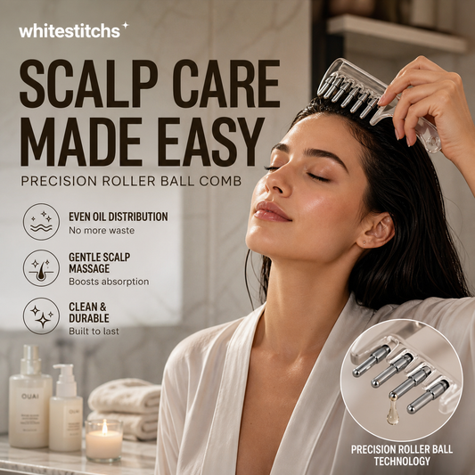 🥳HOT SALE🥳💞10K+ SOLD! Hair Oil Comb – From £6.99! Precision rollers, even dispensing & scalp massage. No waste, no mess – grab yours! ✅