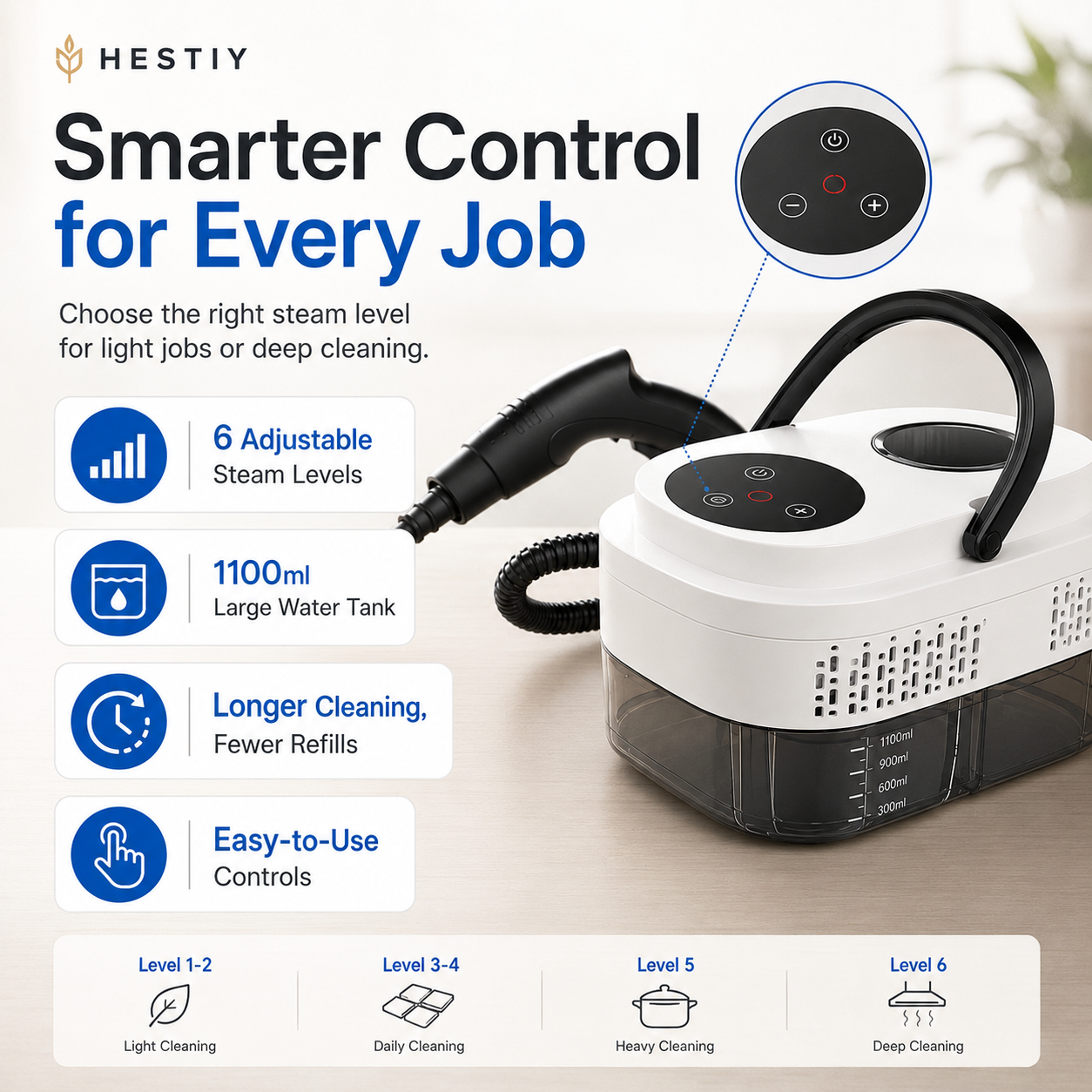 🥳HOT SALE💞50K+ SOLD!📢⏰ 75% OFF!💞Multifunctional High-Temperature Steam Cleaner for Home