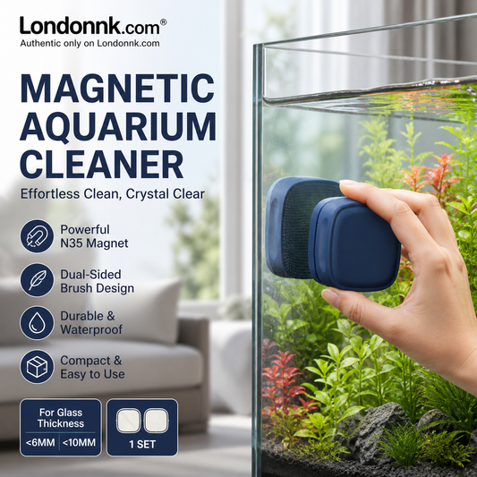 🐟 50% OFF! 50K+ sold! Magnetic aquarium cleaner – dual brush, strong N35 magnet, cleans both sides at once! 🧽✨