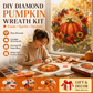 🥳HOT SALE🥳💞50K+ SOLD! Pumpkin Wreath Kit – From £10.99! Complete DIY, acrylic base & sparkling resin beads. Festive fall decor – grab yours! ✅