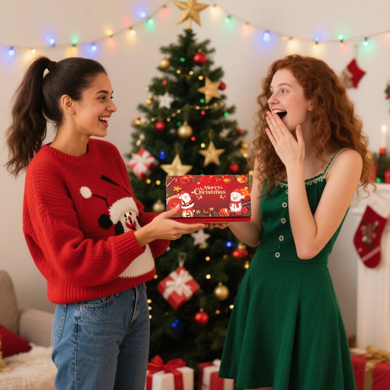 🎅Christmas Gift Idea- BUY 2 GET 1 FREE!!🎄Christmas Cash Envelope with Money Clip✨Make Every Gift Unforgettable