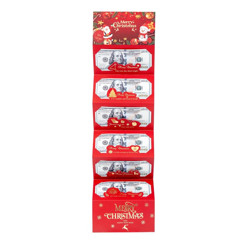 🎅Christmas Gift Idea- BUY 2 GET 1 FREE!!🎄Christmas Cash Envelope with Money Clip✨Make Every Gift Unforgettable