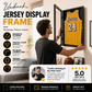 🔥Last Day Sale 60% OFF⏰🖼️👕Wooden Jersey Display Frame with Magnetic Door🎁