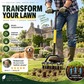 🌱 Heavy-Duty Lawn Aerator – Step In, Loosen Tough Soil & Keep Working 💪