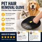 🐾🧤 Pet Hair Remover Electrostatic Gloves – Double-Sided Efficient, Soft Silicone & Washable Reusable (Versatile Home+Car)!