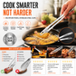 🥳HOT SALE🥳💞50K+ SOLD! BBQ Tongs – BOGO + 50% OFF! Integrated, easy grip & food-grade steel. Grill & kitchen favorite – grab yours! ✅