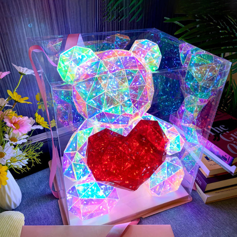 💕Anniversary Special - 50% OFF🎁 Colorful Glowing Bear