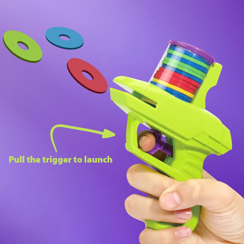 🔥Christmas Limited-Time Offer: 50% OFF!!!🎉Kid’s Gift! Mini Flying Disc Launcher Toy