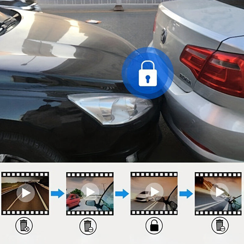 🖤Black Friday top seller!✨ 170° Wide-Angle Dash Cam with Dual Lens – 1080P HD, Night Vision & 24-Hour Parking Monitoring (Drive Safer, Save Every Moment!)