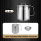 ⏳Limited-time 50% off⏰Large Capacity 304 Stainless Steel Multi-Purpose Oil Filter Container🍟