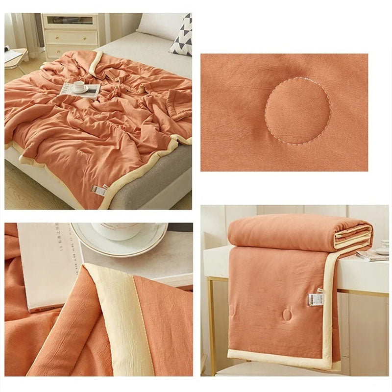 🔥Summer Specials 50% OFF🔥Cozy Washed Air Conditioner Quilt