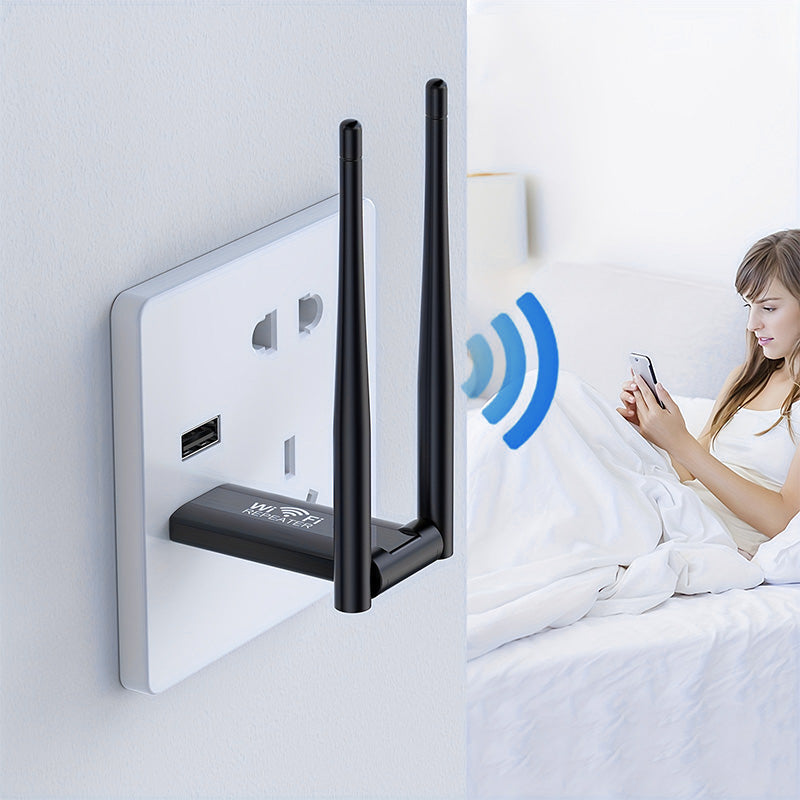 🔥HOT SALE 50% OFF🔥 USB WiFi Signal Booster – Extends 2.4GHz Network, Up to 300Mbps – Compact, USB Powered – Plug & Play for Home, Office & Travel! 📶✨