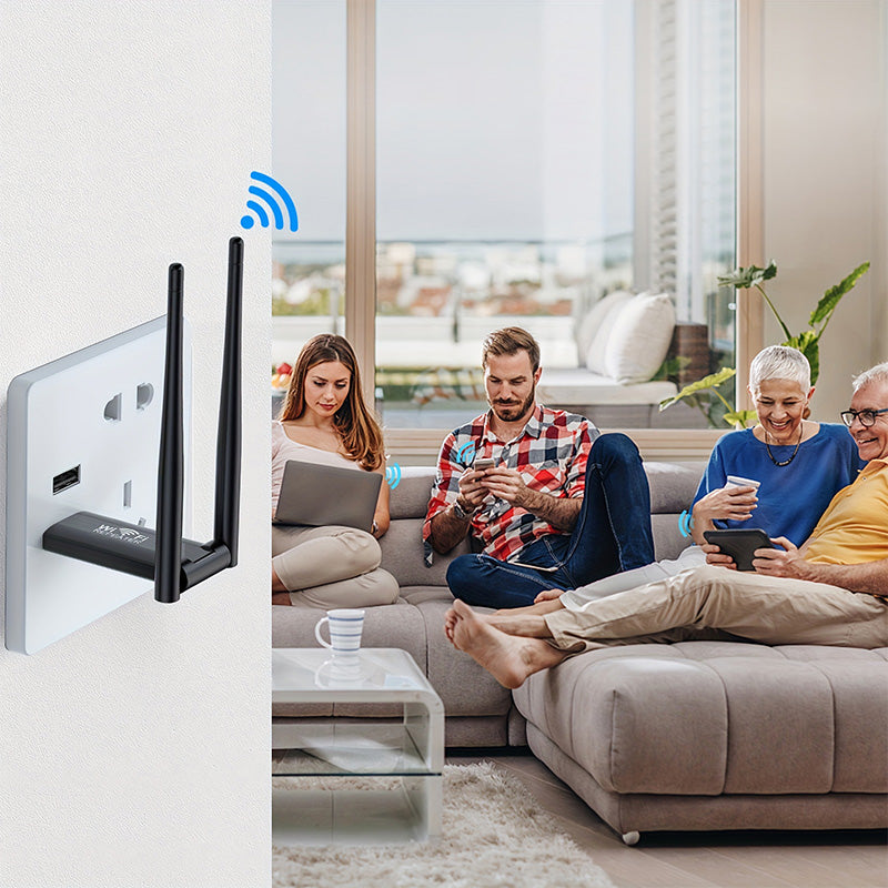 🔥HOT SALE 50% OFF🔥 USB WiFi Signal Booster – Extends 2.4GHz Network, Up to 300Mbps – Compact, USB Powered – Plug & Play for Home, Office & Travel! 📶✨