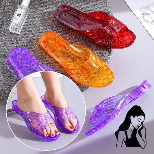 🔥2025 New Arrival🔥 Women’s Non-slip Anti-odor Crystal Jelly Slippers