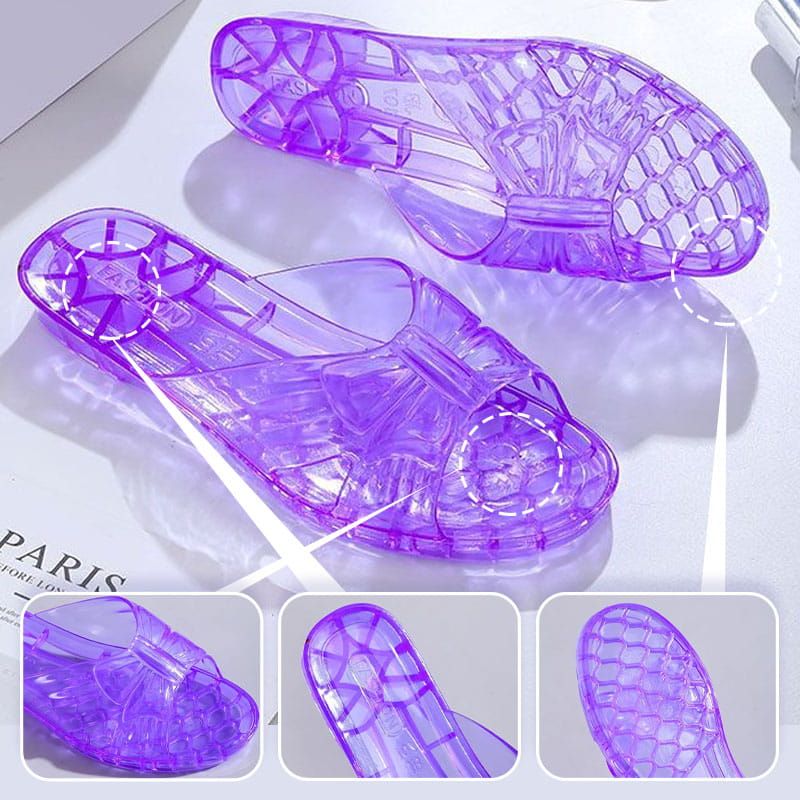 🔥2025 New Arrival🔥 Women’s Non-slip Anti-odor Crystal Jelly Slippers