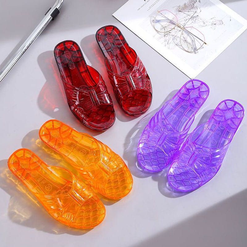 🔥2025 New Arrival🔥 Women’s Non-slip Anti-odor Crystal Jelly Slippers