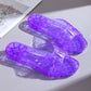 🔥2025 New Arrival🔥 Women’s Non-slip Anti-odor Crystal Jelly Slippers