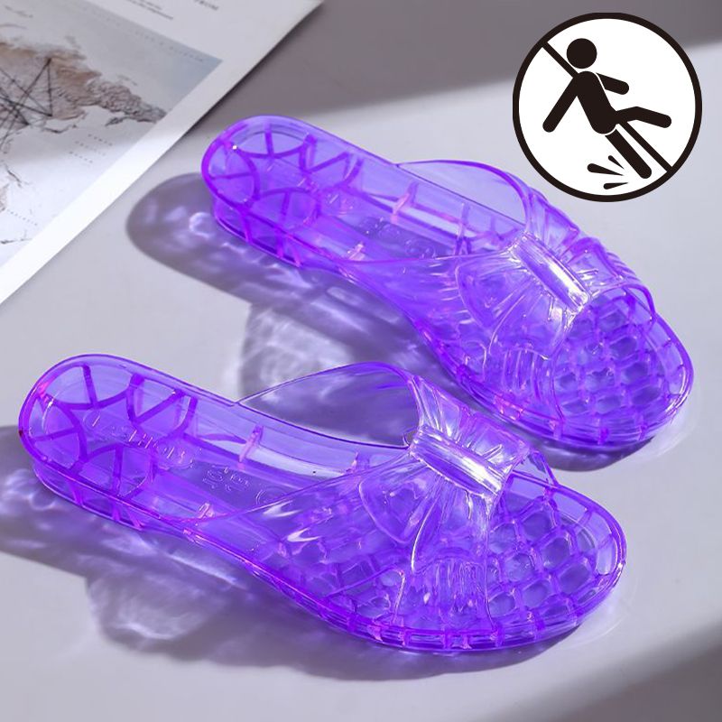 🔥2025 New Arrival🔥 Women’s Non-slip Anti-odor Crystal Jelly Slippers
