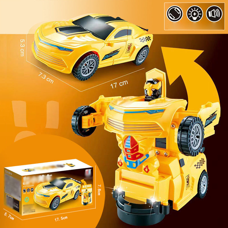 ⏳Limited-time 50% off⏰Electric Universal Deformation Police Toy Car🎁Best Gift For Kid🥳