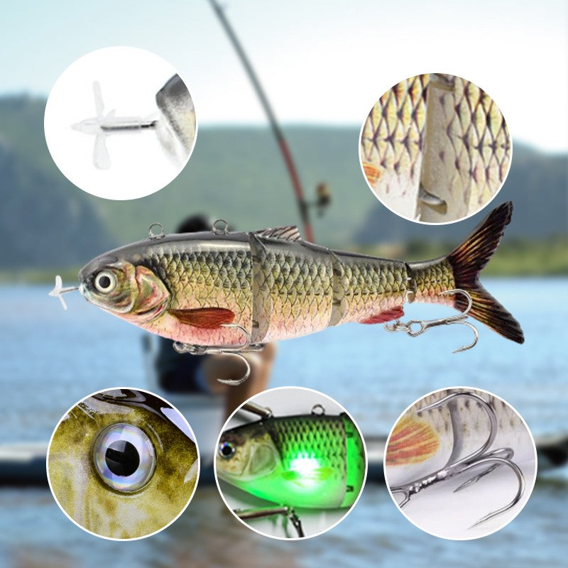 🔥50% off🐟Multi-jointed robotic fishing lure with LED⚡️Buy once, use again and again❗️