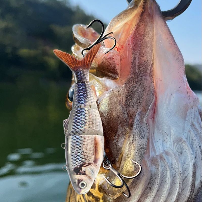 🔥50% off🐟Multi-jointed robotic fishing lure with LED⚡️Buy once, use again and again❗️