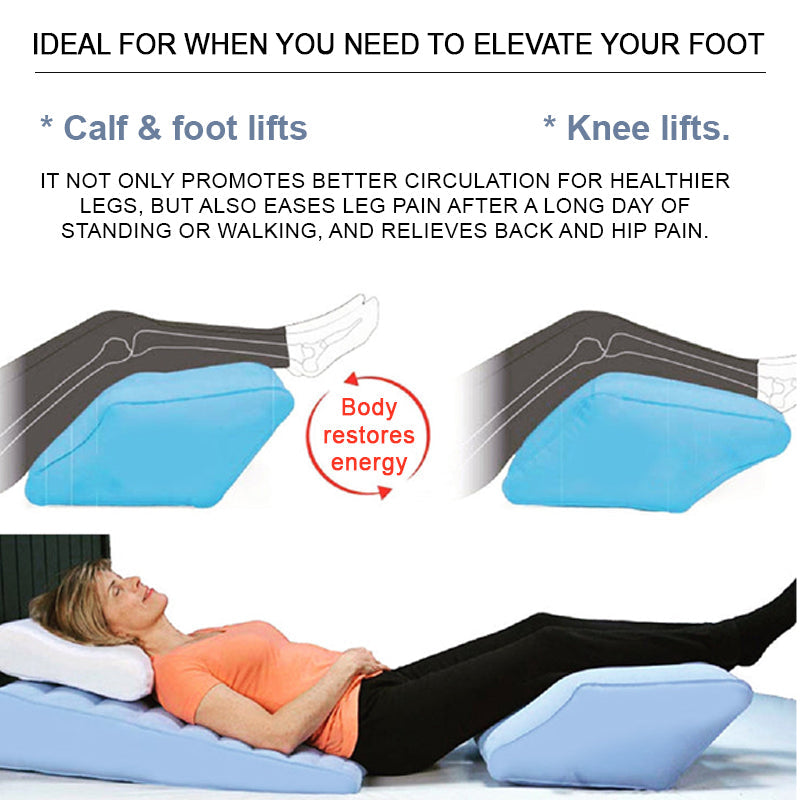 🔥🎁New arrival 50% OFF💥🛏️Inflatable leg pillows on the bed to prevent varicose veins