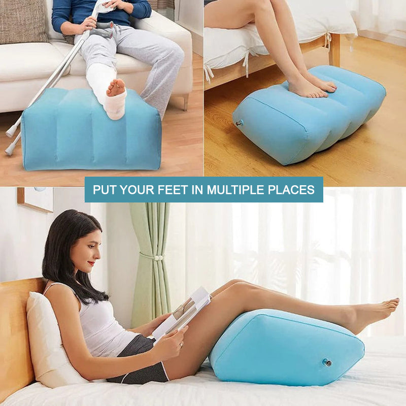 🔥🎁New arrival 50% OFF💥🛏️Inflatable leg pillows on the bed to prevent varicose veins
