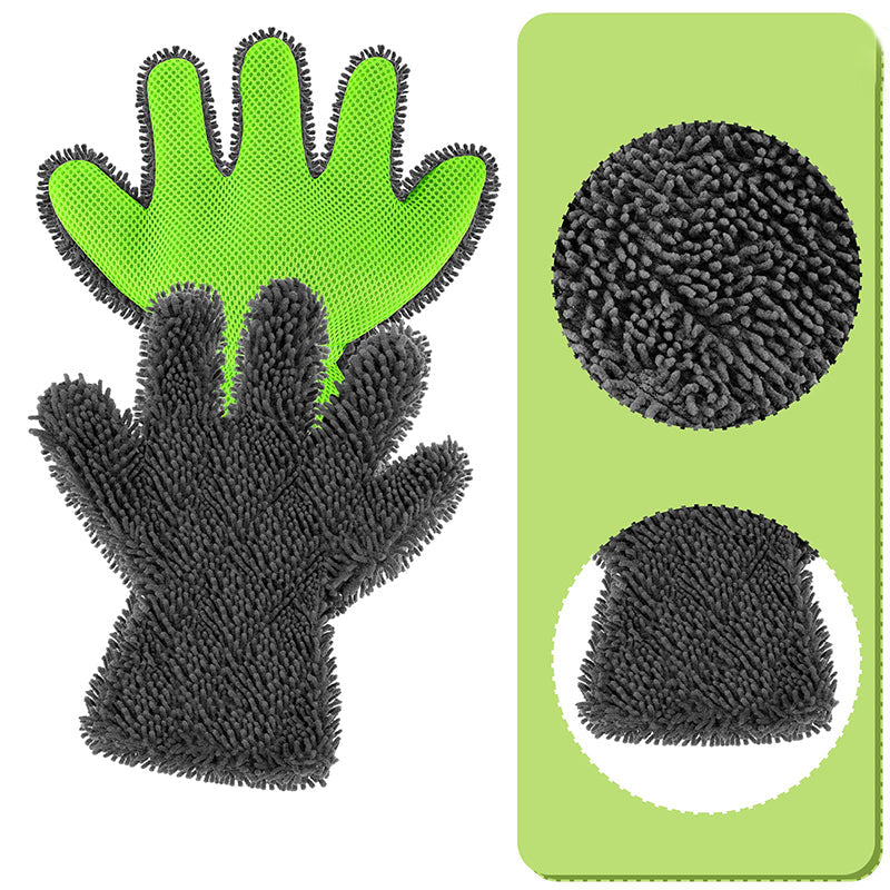 ⏰ Now only 50% off!🔥Double-Sided Five-Finger Car Wash Gloves