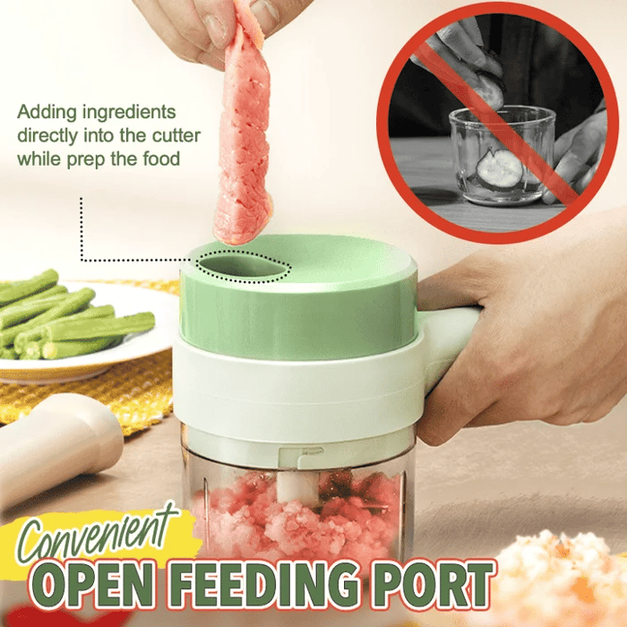 🥳2026 HOT SALE🥳💞50K+ SOLD! 🥗🎁 50% OFF! 4-in-1 Vegetable Cutter – From £9.99! Cuts, chops, peels & cleans. Cordless, dishwasher safe – stock up & save! 🏠✅
