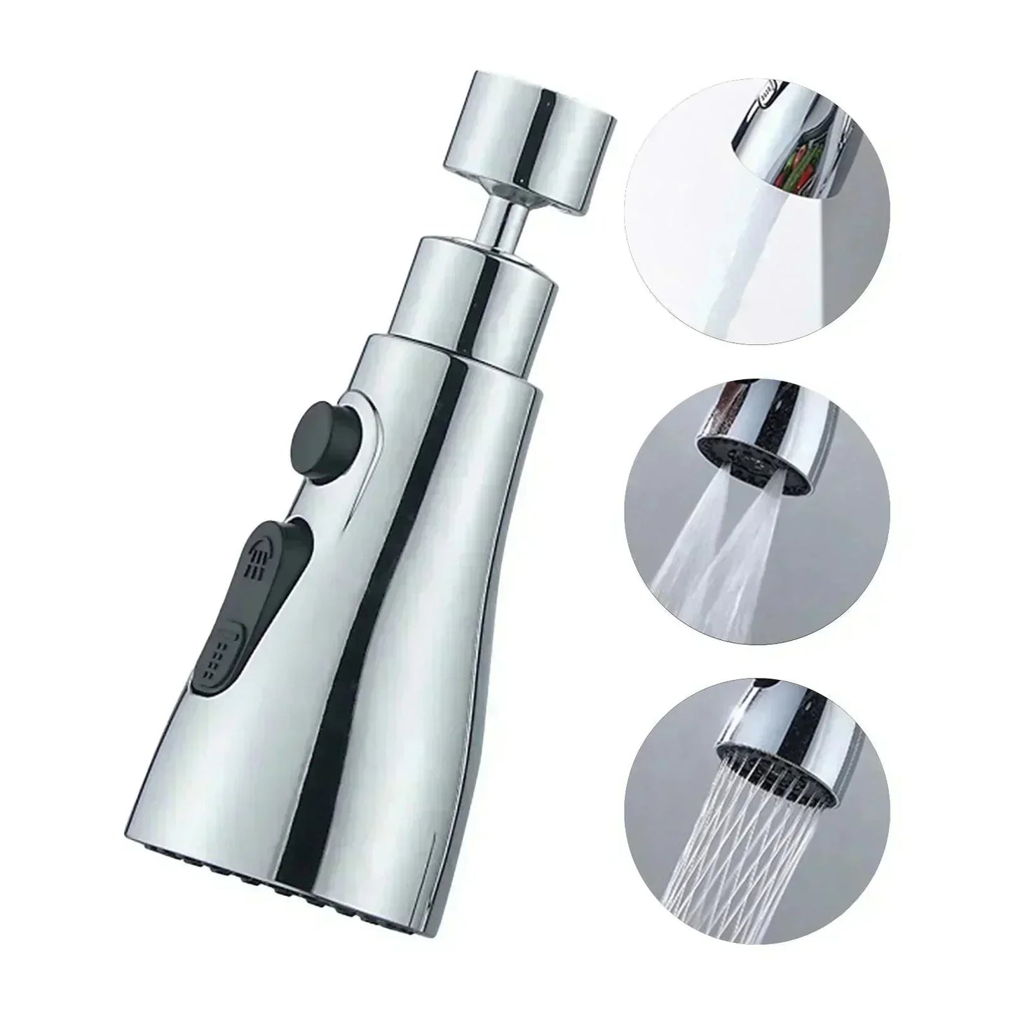 🔥Hot Sale 49% 0FF🔥360° Rotating High-Pressure Faucet + Adapter – Flexible, Powerful, and Water-Saving! 🚰