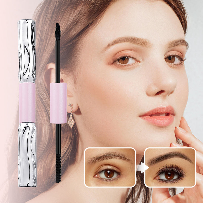 ✨50% OFF NOW! 2-in-1 Dual-Ended Mascara – Long-Lasting Volumizing & Lash Curling Mascara, Waterproof Smudge-Proof for Thick, Lifted Eyelashes
