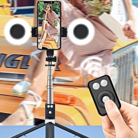 🔥Hot Sale 50% OFF🎁New multifunctional improved phone extendable selfie stick and tripod 📱✨