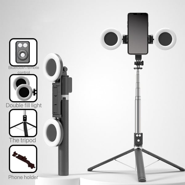 🔥Hot Sale 50% OFF🎁New multifunctional improved phone extendable selfie stick and tripod 📱✨