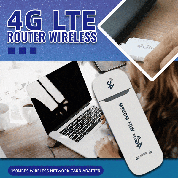 🎉 LAST DAY SALE – 60% OFF! 🔥 4G LTE USB WiFi Router – 150Mbps, 10-User Hotspot, Global SIM Unlocked & Plug-and-Play ⚡