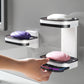 🧼✨ Wall-Mounted Soap Dish – 50% OFF! 5-second install, double drainage, no drilling – keeps soap dry & lasts longer. 💪