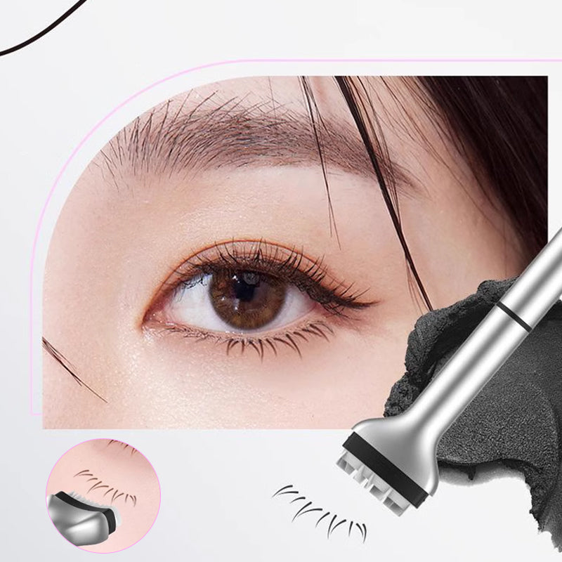 🌸💕2-in-1 Waterproof Eyeliner & Lower Eyelash Stamp Artifact Set with Individual Liquid Eyeliner