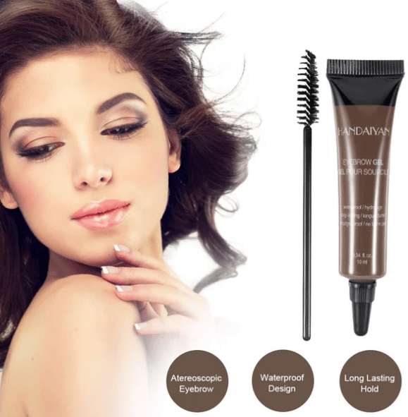 ⏳Last Day Buy 1 Get 1 Free ⭐Long-lasting Waterproof Smudge-proof Liquid Eyebrow Gel/Tint(With Free Brush)