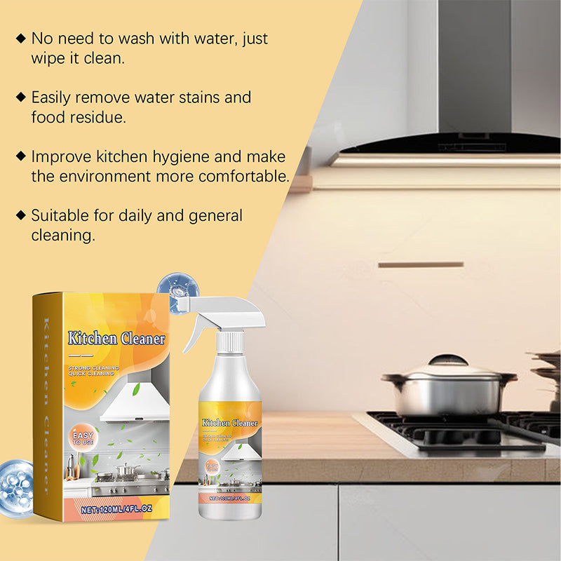 🧼 Effective grease-removing spray for the kitchen – Dissolves grease like magic! ✨🔥 Just one spray, no scrubbing – your kitchen stays spotless. 💪🍳