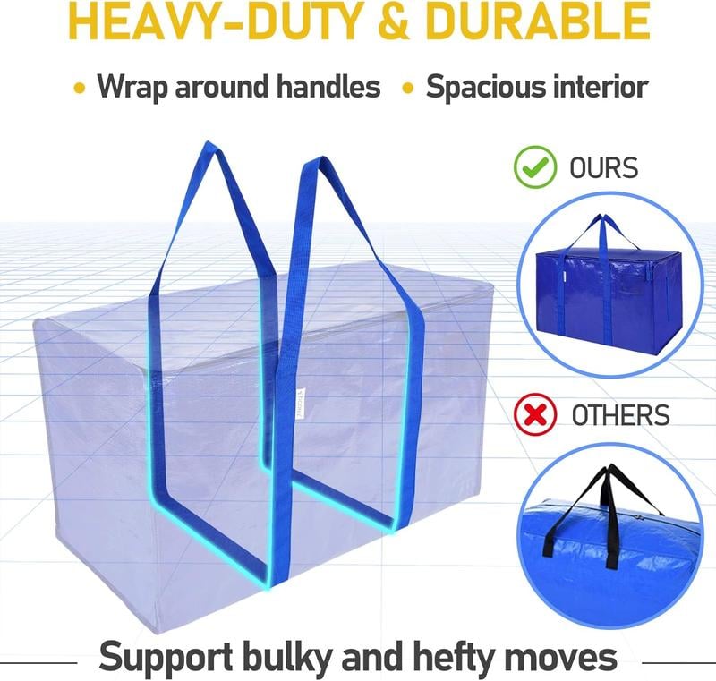 🛍️ Multifunctional, durable XL storage and moving bag 🏠✈️