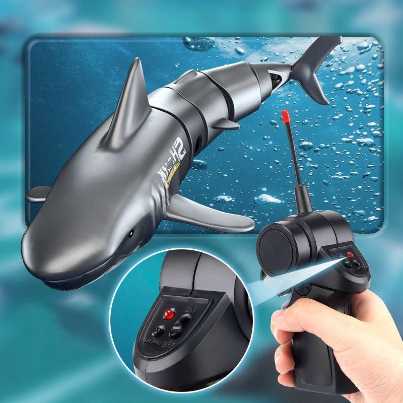 🦈 60% OFF NOW!🌊 Remote Control Diving Shark Toy – Realistic Swimming Action & Waterproof – Interactive Pool Bath Gift for Kids 🎁