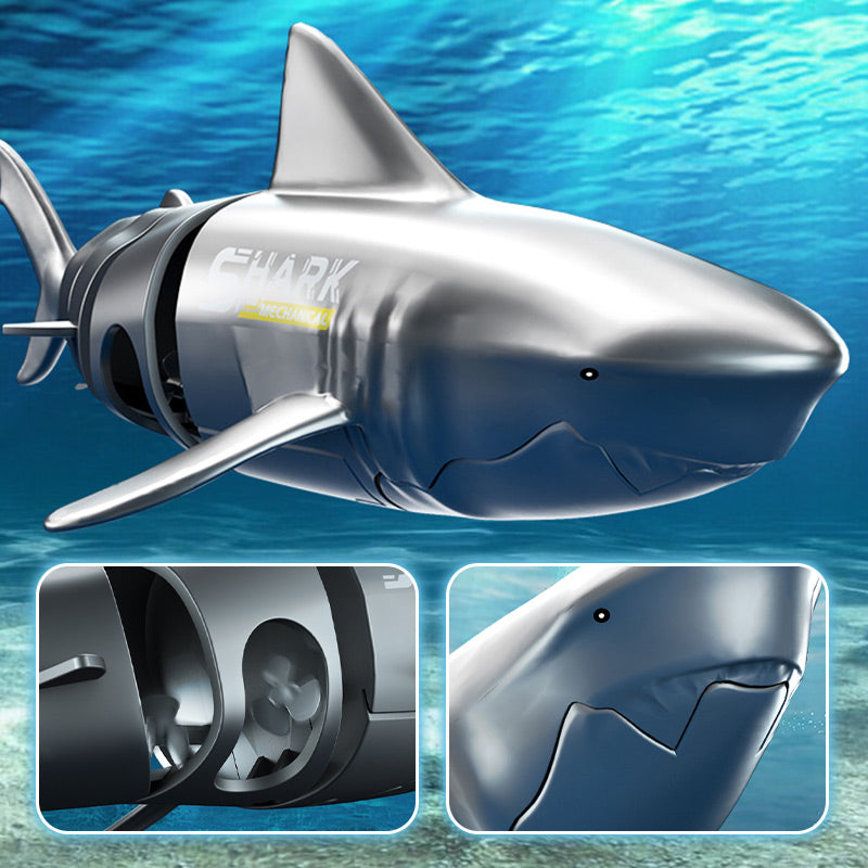 🦈 60% OFF NOW!🌊 Remote Control Diving Shark Toy – Realistic Swimming Action & Waterproof – Interactive Pool Bath Gift for Kids 🎁