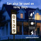 ✨Last Day 49% OFF - Solar Address LED Sign Lighted House Number Plate with 3 sets of numbers (0-9)and 1 set of letters (A-F)